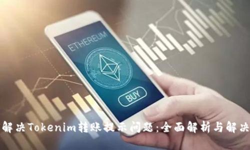 如何解决Tokenim转账提示问题:全面解析与解决方案