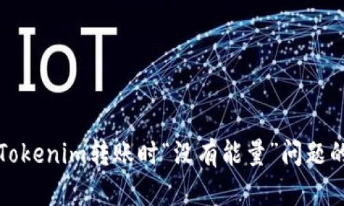 如何解决Tokenim转账时“没有能量”问题的全面指南